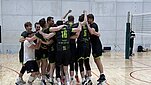 Drużyna siatkówki mężczyzn podczas meczu