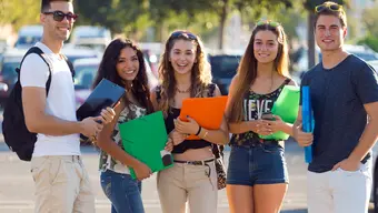 grupa studentów