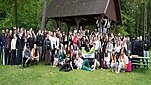 Uczestnicy Rajdu WILiGZ pozują do zdjęcia