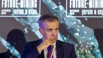 Dziekan podczas Debata Future Mining Forum & Expo w Katowicach.
