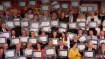 Dziekan WILIGZ oraz inni przedstawiciele Uczelni na wydarzeniu Rankingu Kierunków Studiów Perspektywy 2026 z wyróżnieniami