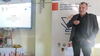 Profesor Niedoba podczas szkolenia